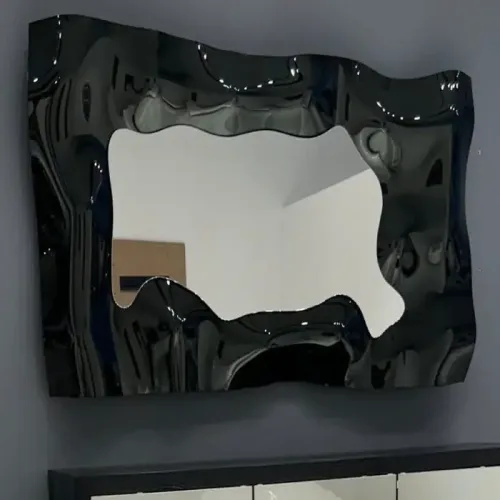 آینه دکوراتیو لاکچری فریم مواج