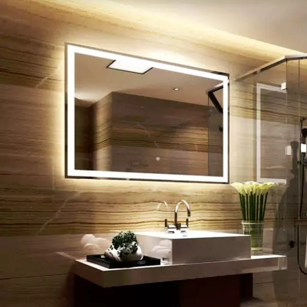 آینه بک لایت مخصوص سرویس