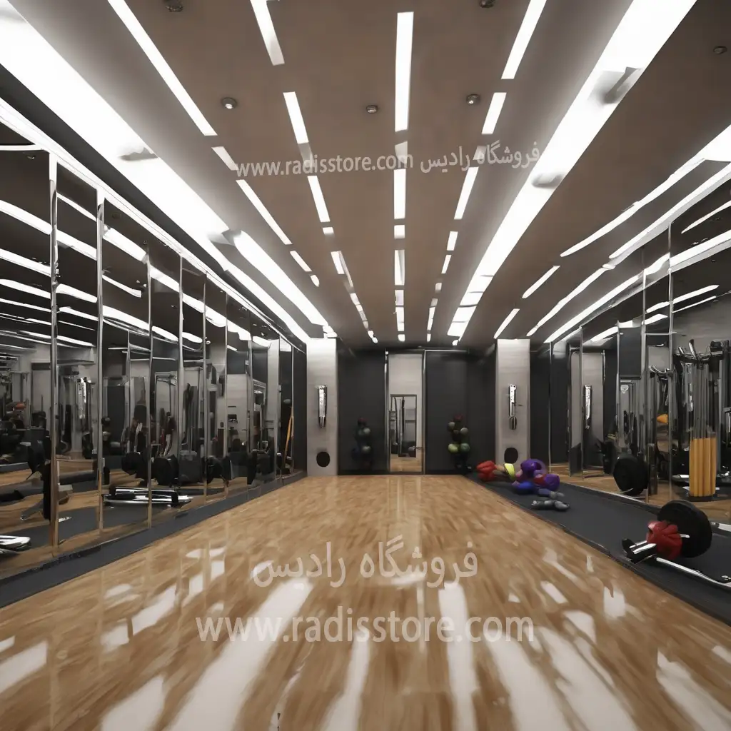 آینه با کیفیت باشگاهی - آینه قدی برای سالن ورزشی