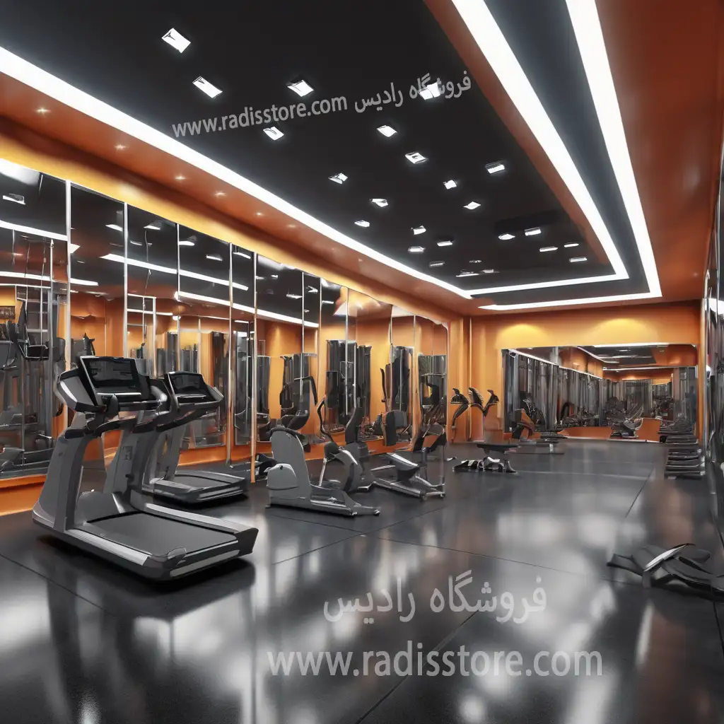 آینه با کیفیت باشگاهی - آینه قدی برای سالن ورزشی