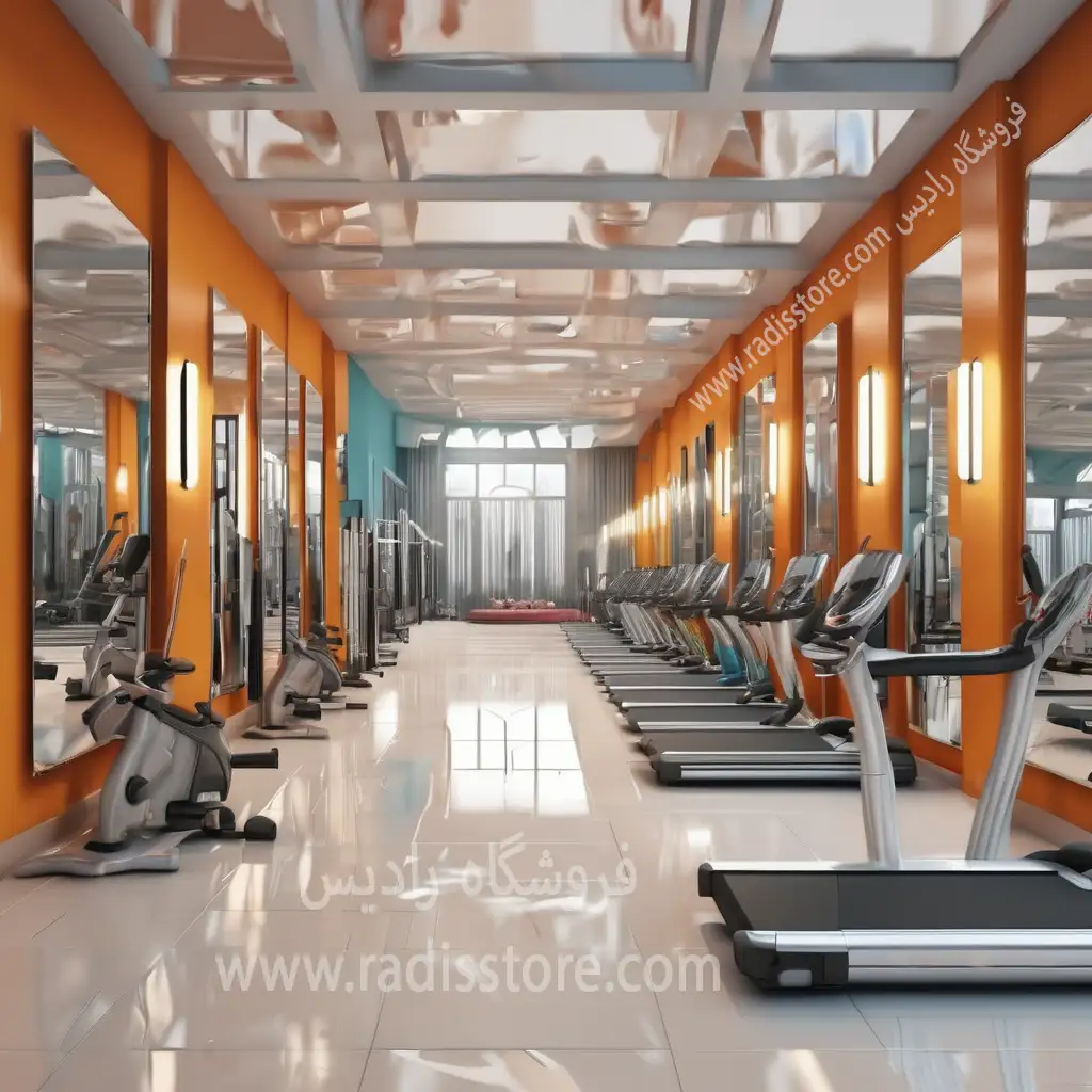 آینه با کیفیت باشگاهی - آینه قدی برای سالن ورزشی