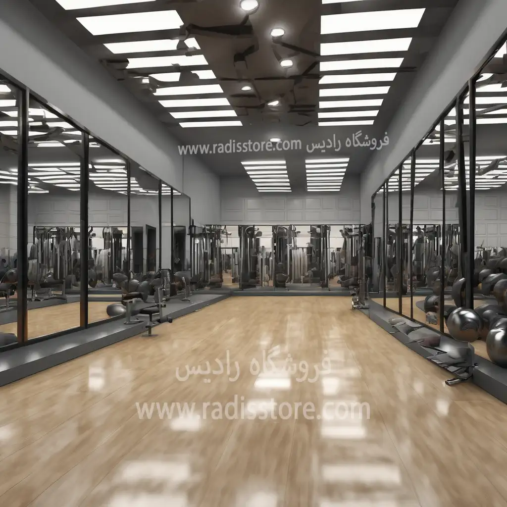 آینه با کیفیت باشگاهی - آینه قدی برای سالن ورزشی