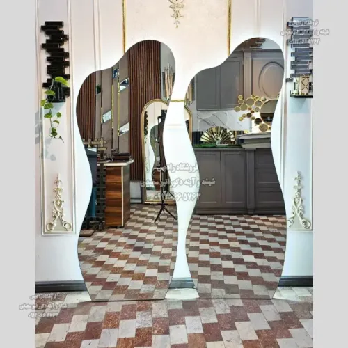 آینه قدی بک لایت دفرمه کد 102