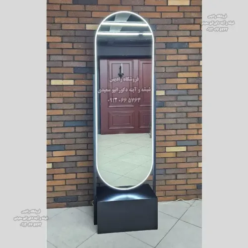 آینه قدی کپسولی نئونی پایه دار