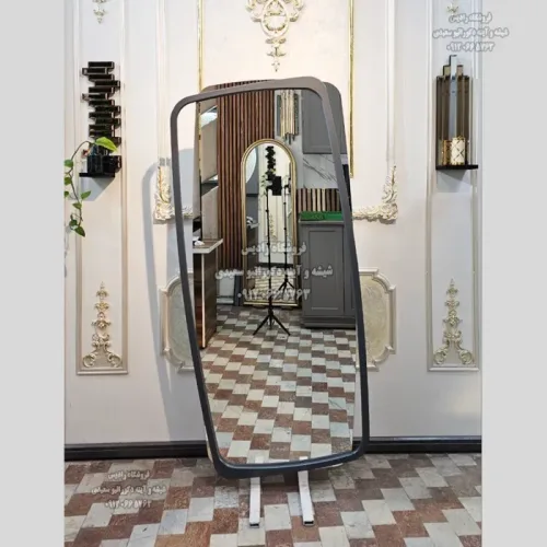 آینه قدی نئو کلاسیک با قاب MDF چوبی