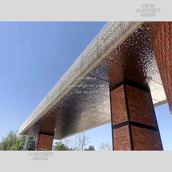 دیوار پوش لوکس استیل (بامبو پنل طرح استیل ) - تصویر 12