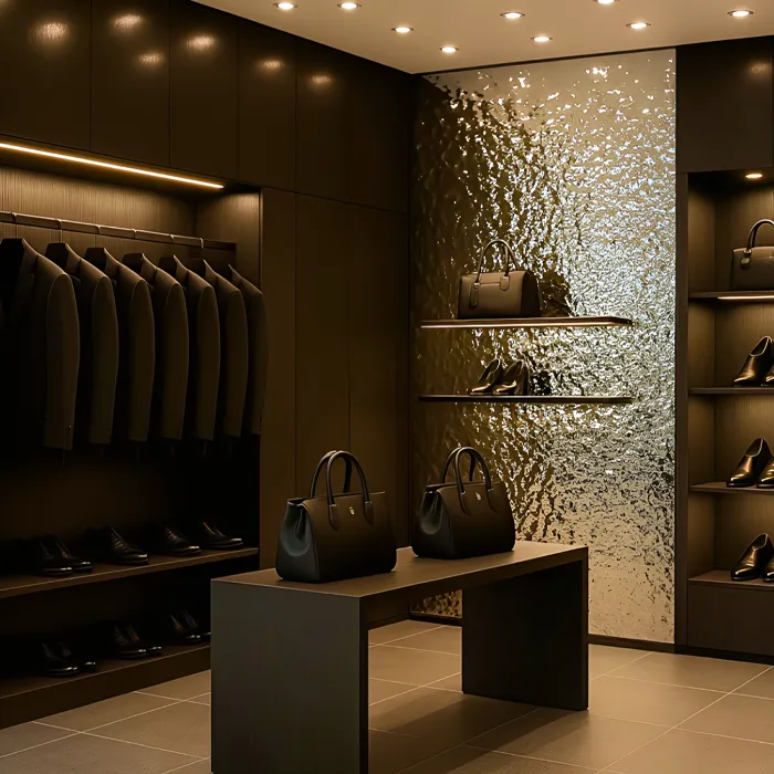 دیوار پوش لوکس استیل (بامبو پنل طرح استیل ) - تصویر 19