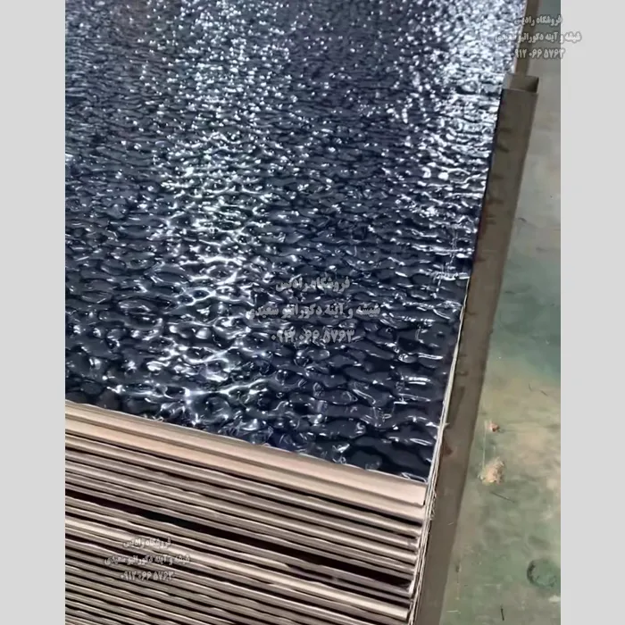 دیوار پوش لوکس استیل (بامبو پنل طرح استیل ) - تصویر 4