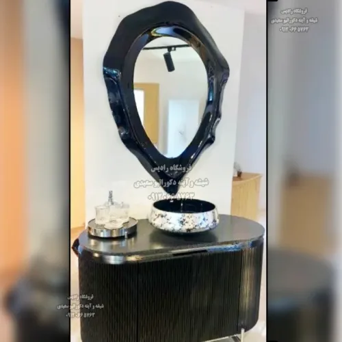 آینه دست ساز دیواری مدل اشک
