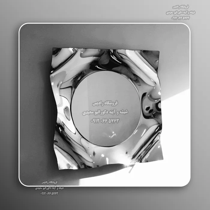 آینه دست ساز دیواری مدل خورشید