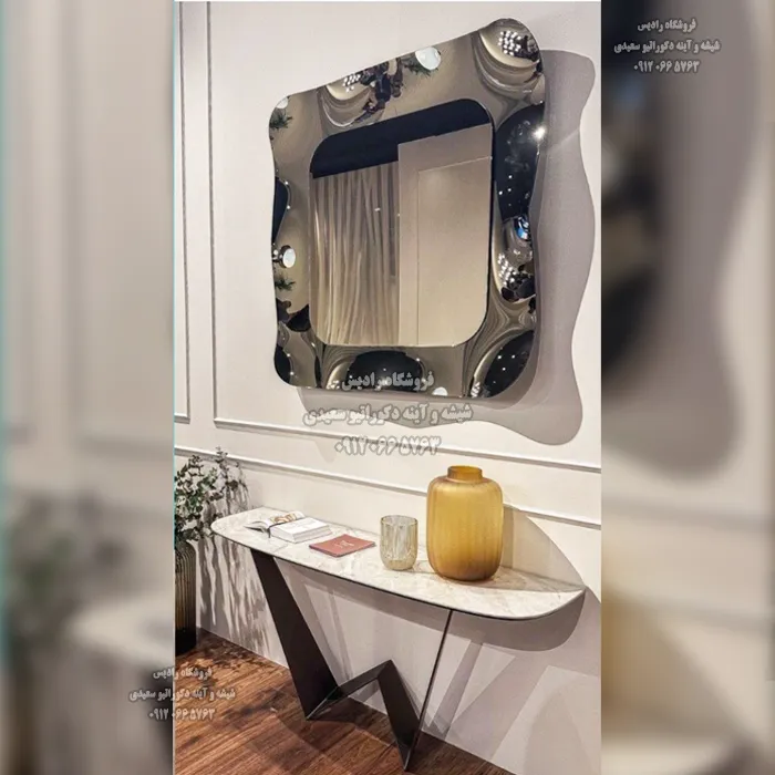 آینه قدی دست ساز مدل ابر 1