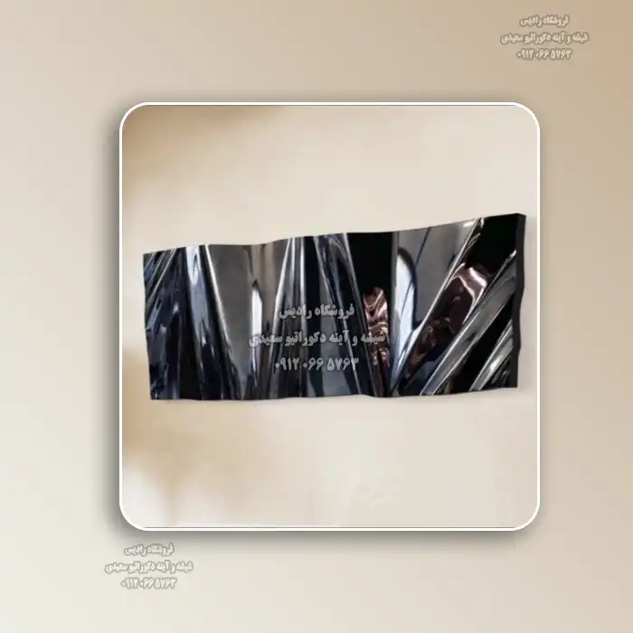 آینه دست ساز دیواری مدل V