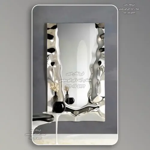 آینه دست ساز دیواری مدل آبشار