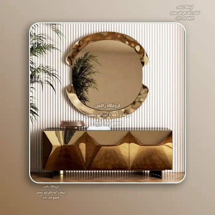 آینه دست ساز دیواری مدل آیارا