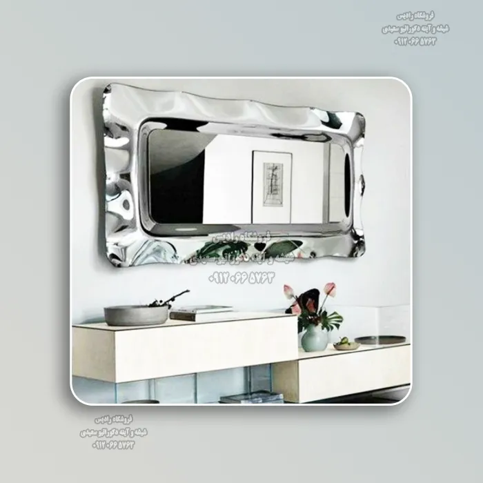 آینه دست ساز دیواری مدل لومورا