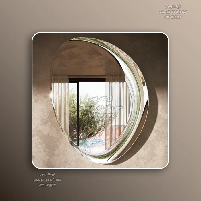 آینه دست ساز دیواری مدل ولونا